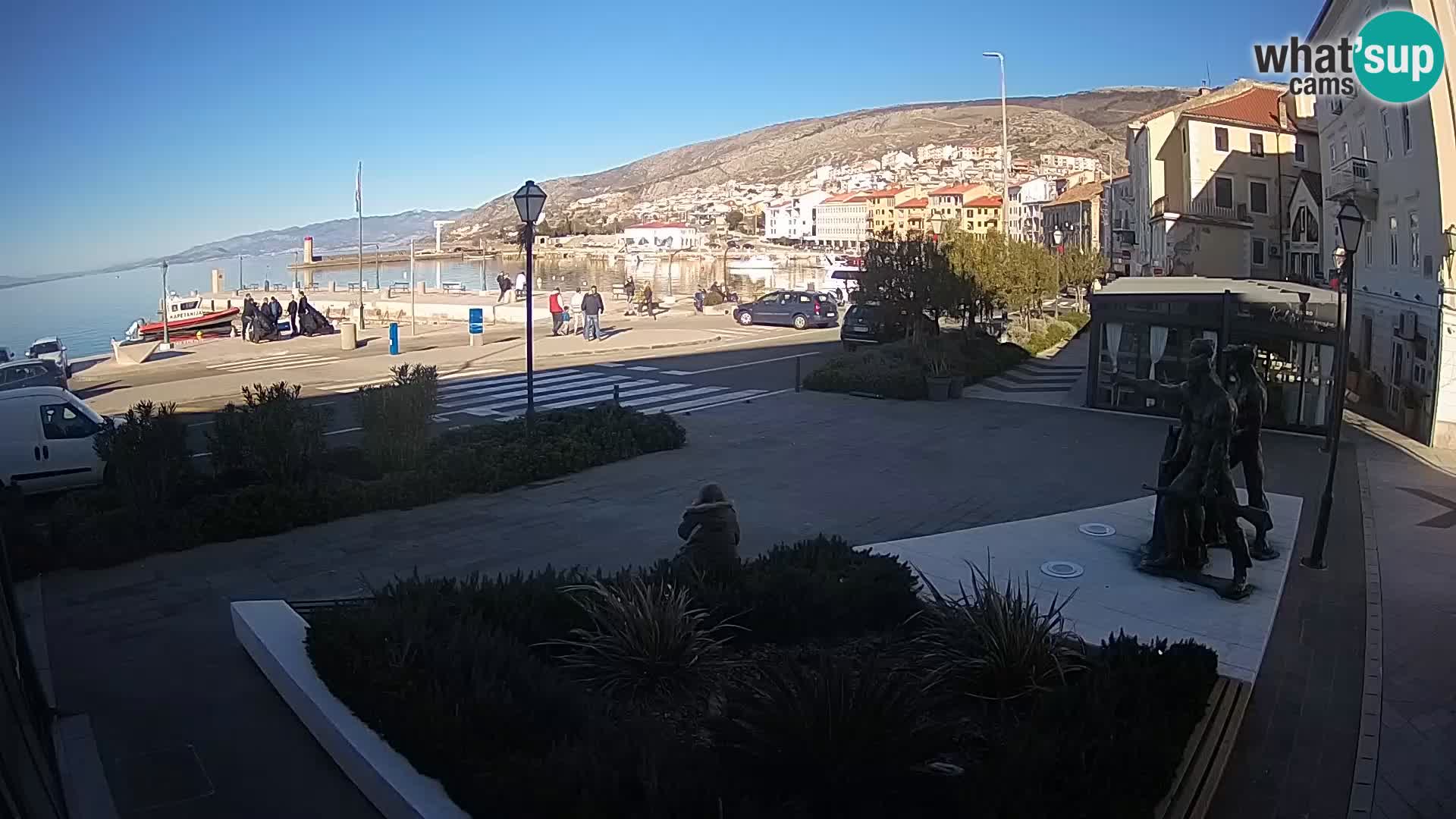 Webcam en vivo Senj riva – paseo marítimo