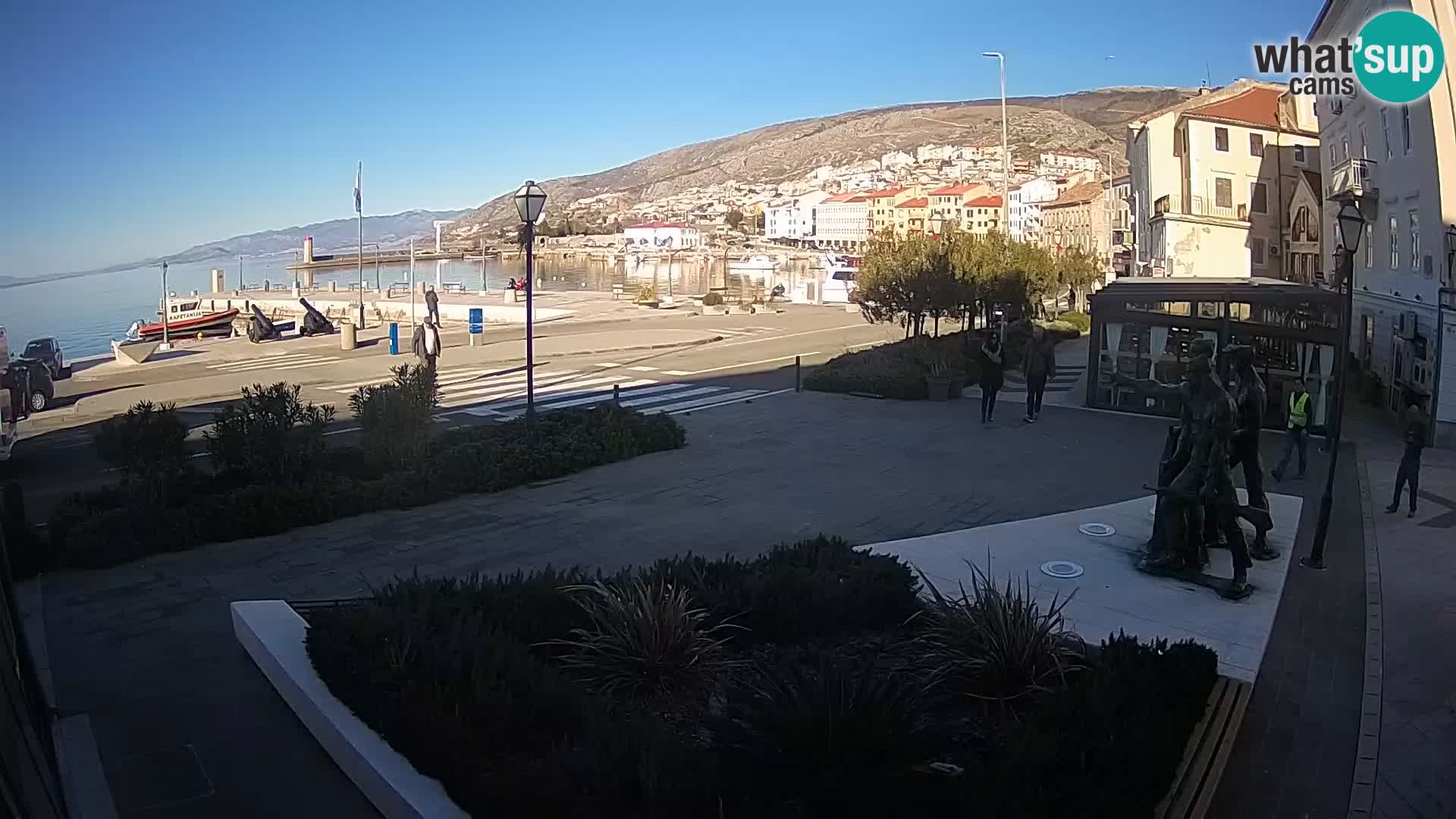 Live webcam Senj riva – fronte mare