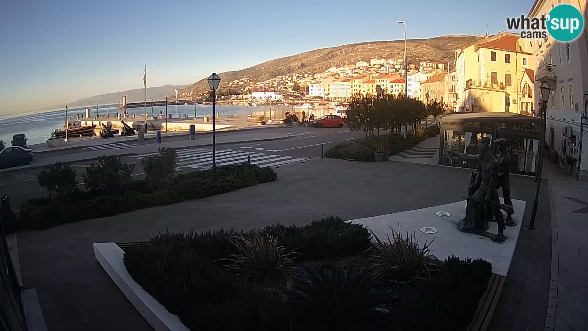 Live webcam Senj riva – seafront – Croatia