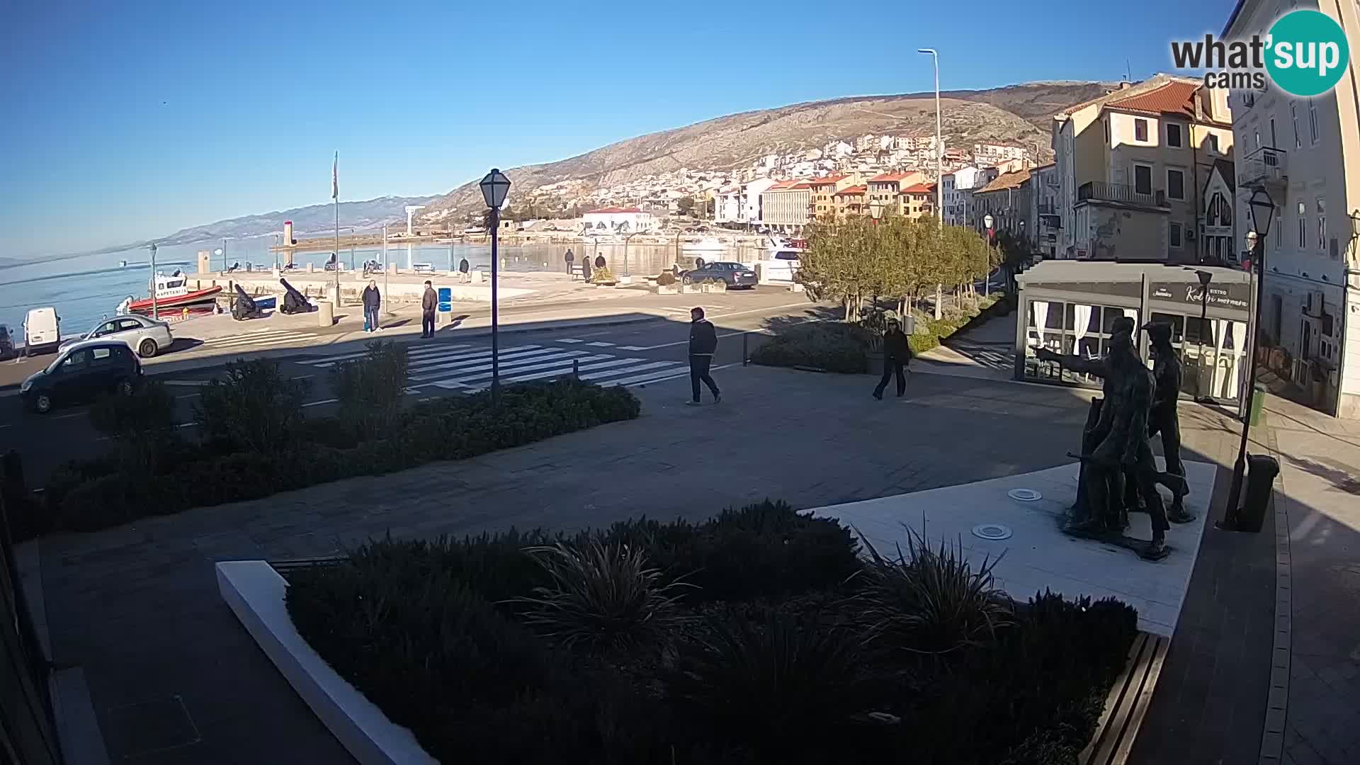 Live webcam Senj riva – fronte mare