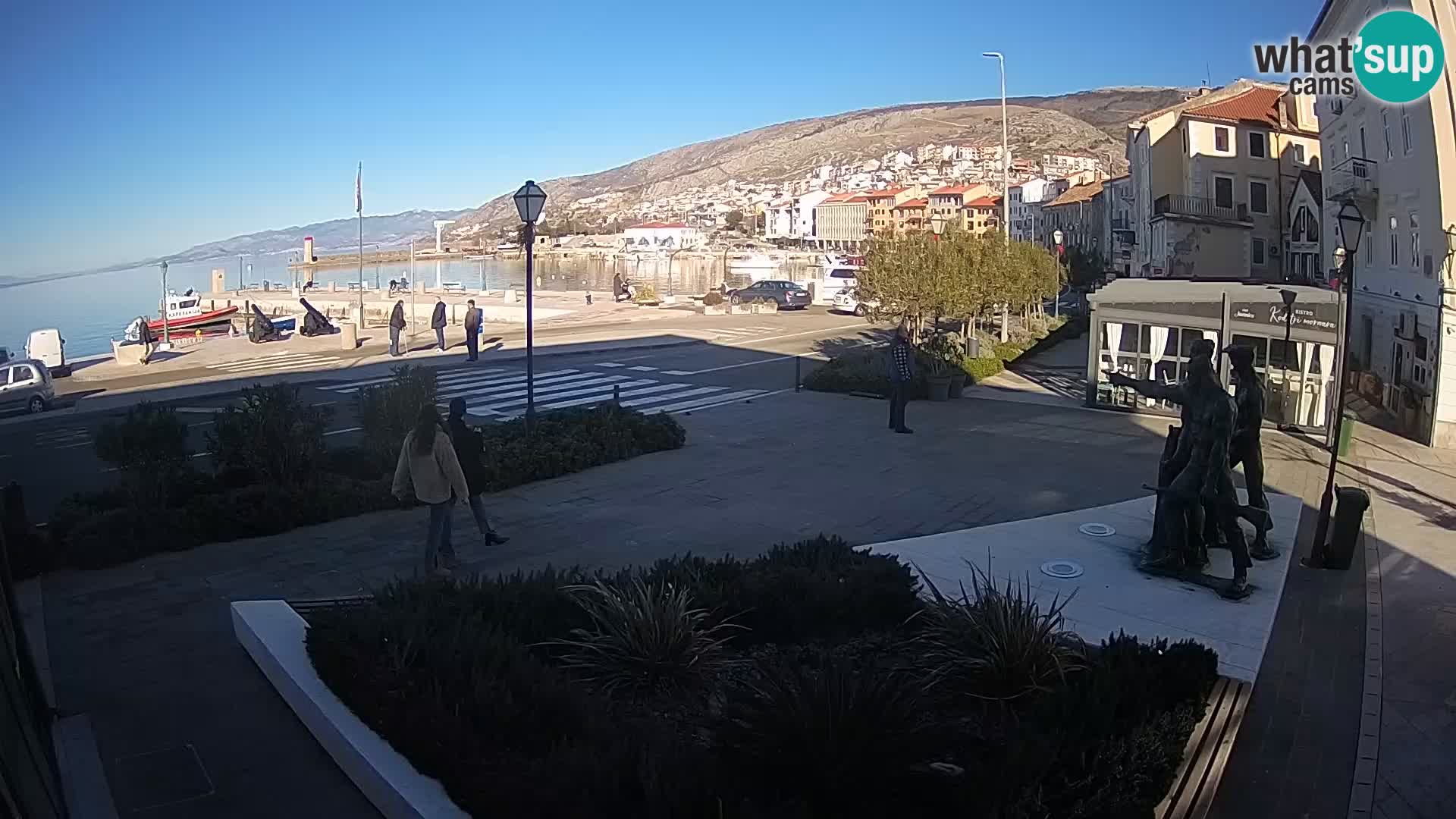 Live webcam Senj riva – fronte mare