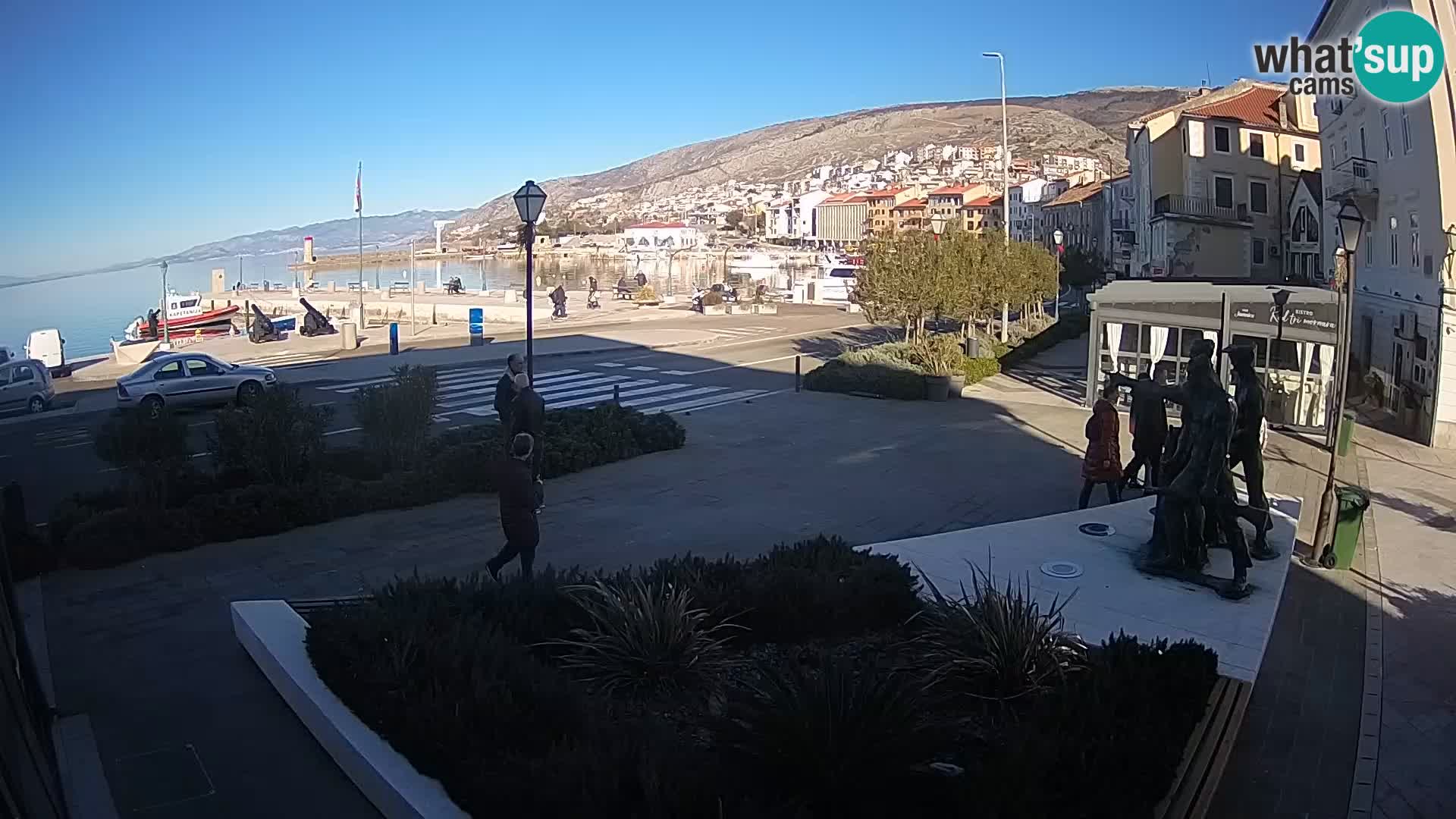 Live webcam Senj riva – seafront – Croatia