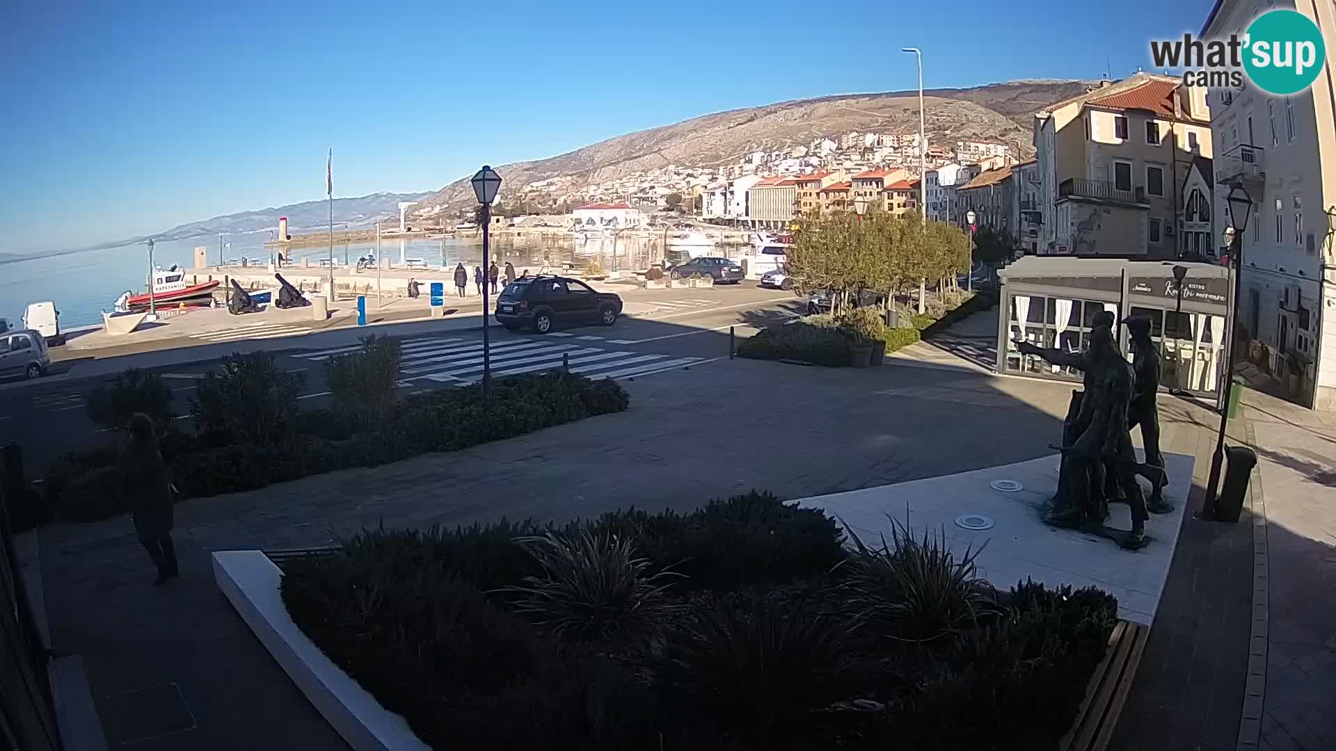 Live webcam Senj riva – seafront – Croatia