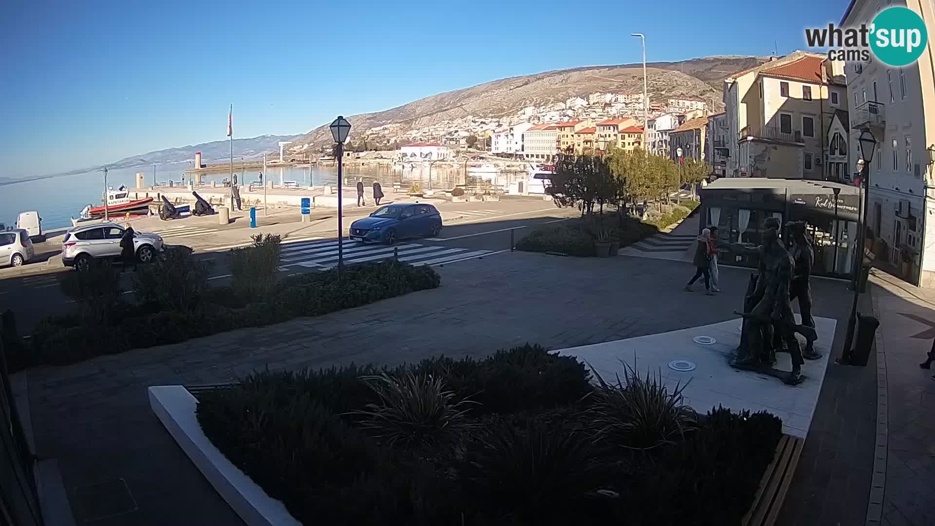 Live webcam Senj riva – fronte mare