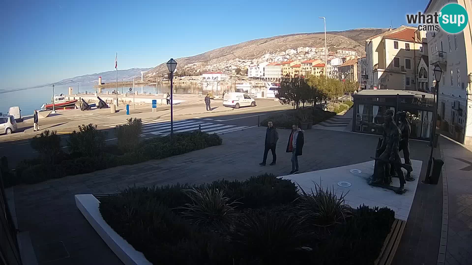 Live-Webcam Senj Riva – direkt am Meer – Kroatien