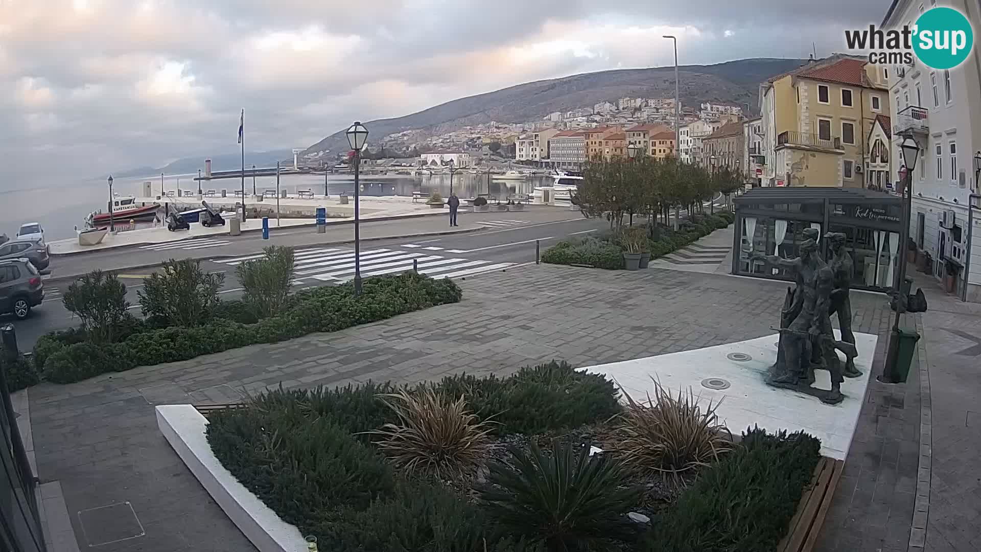 Live webcam Senj riva – seafront – Croatia