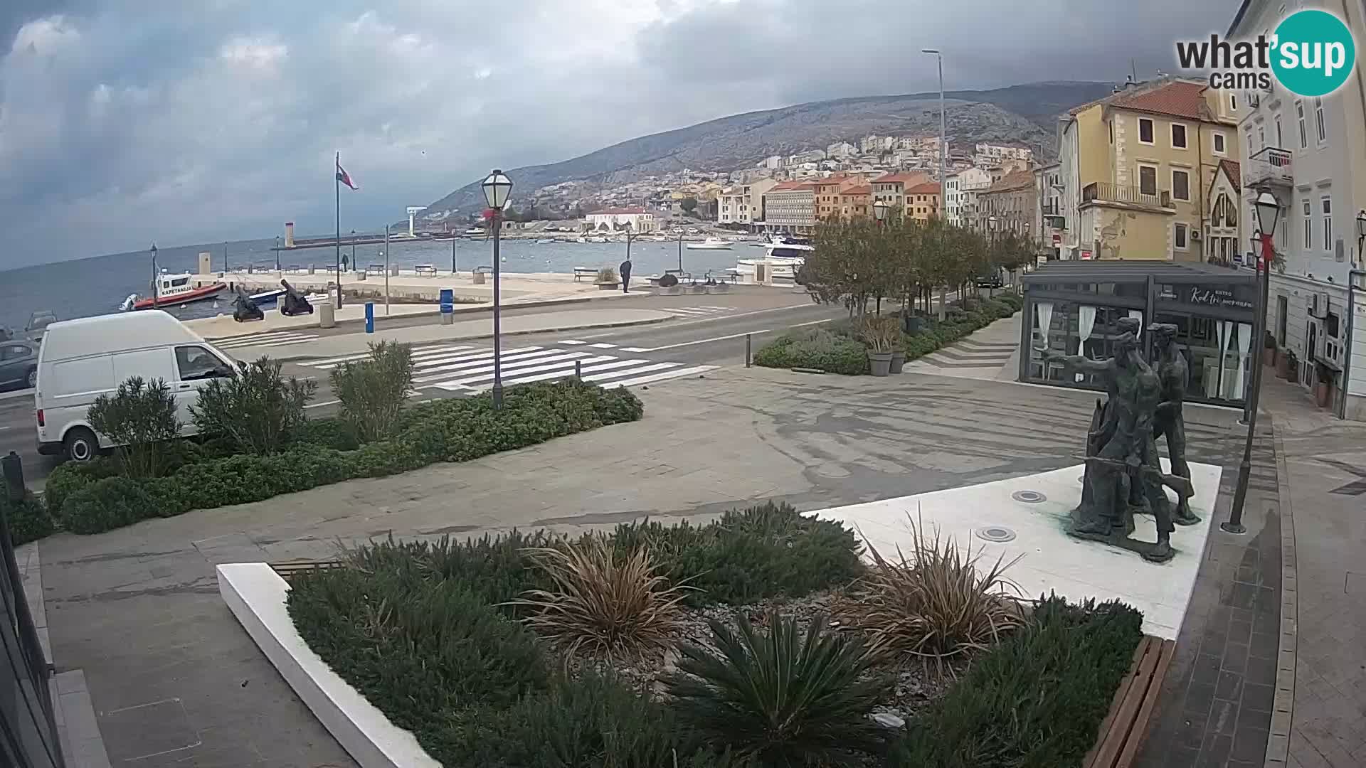 Live-Webcam Senj Riva – direkt am Meer – Kroatien