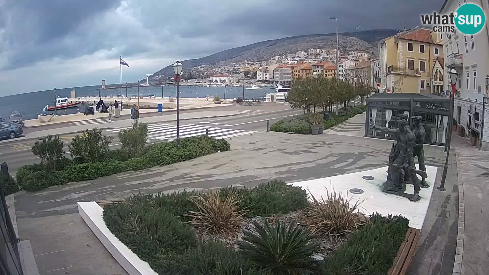 Live webcam Senj riva – seafront – Croatia