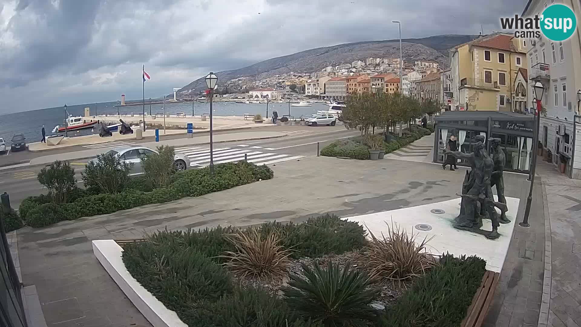 Live-Webcam Senj Riva – direkt am Meer – Kroatien