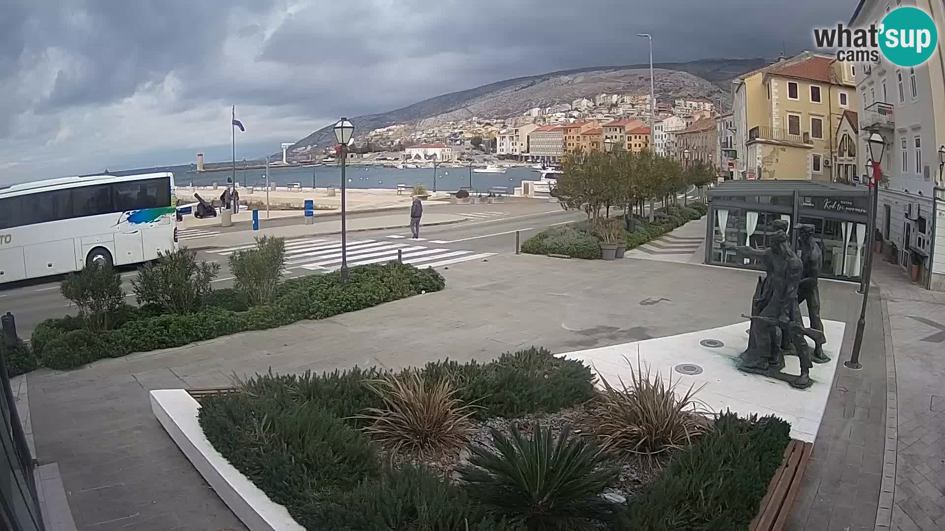 Live-Webcam Senj Riva – direkt am Meer – Kroatien