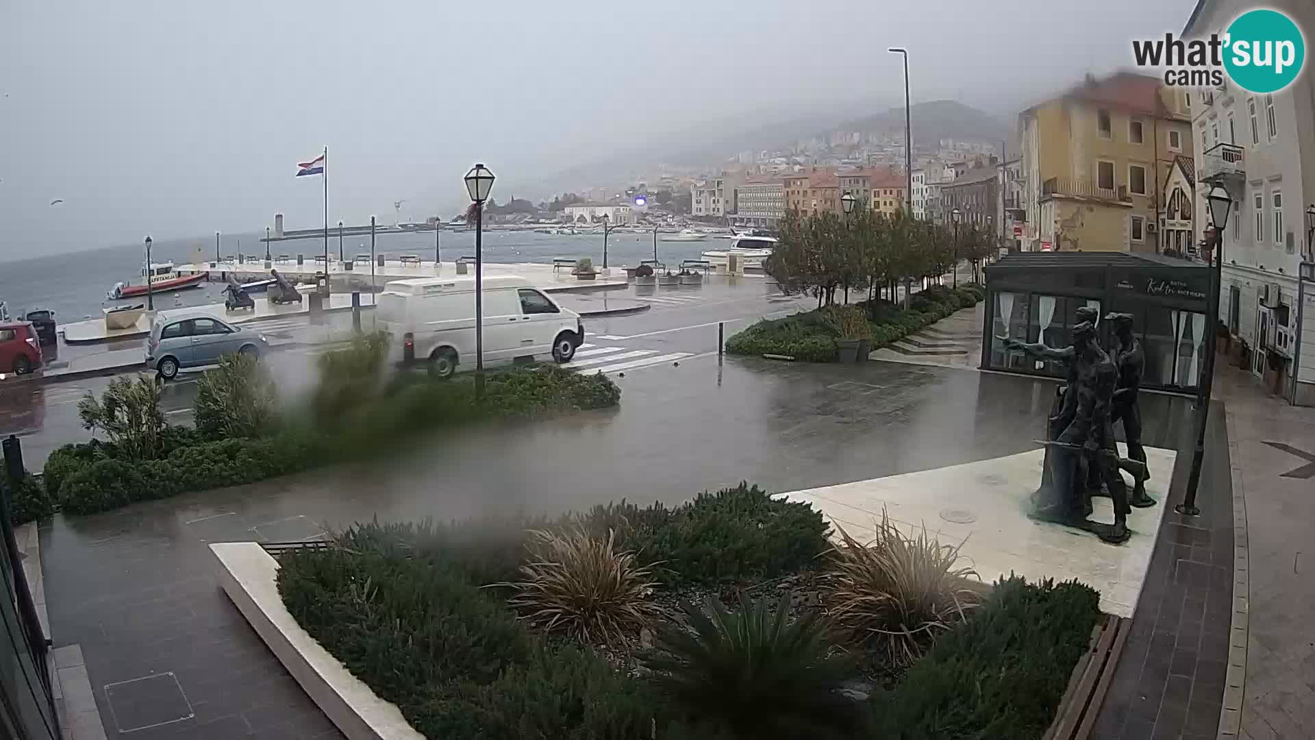 Live webcam Senj riva – seafront – Croatia