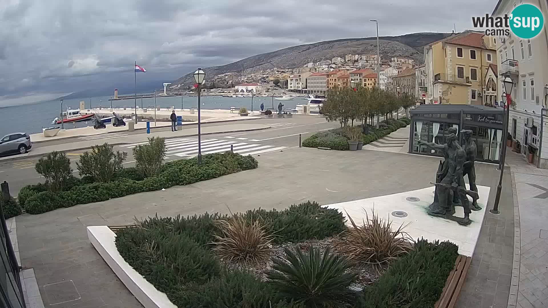 Live webcam Senj riva – seafront – Croatia