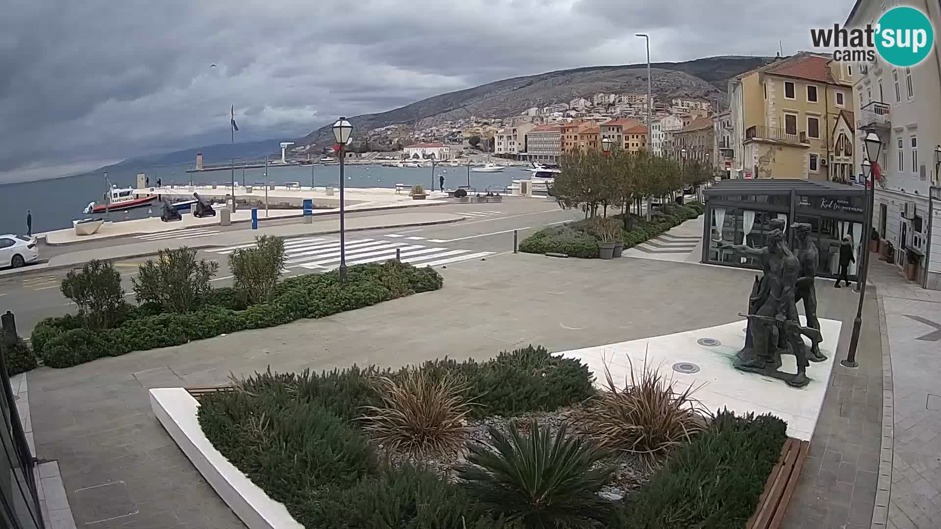 Live webcam Senj riva – seafront – Croatia