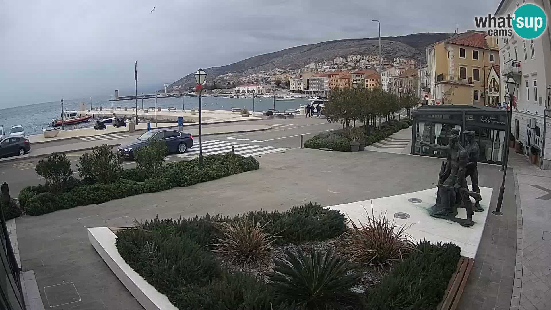 Live webcam Senj riva – fronte mare