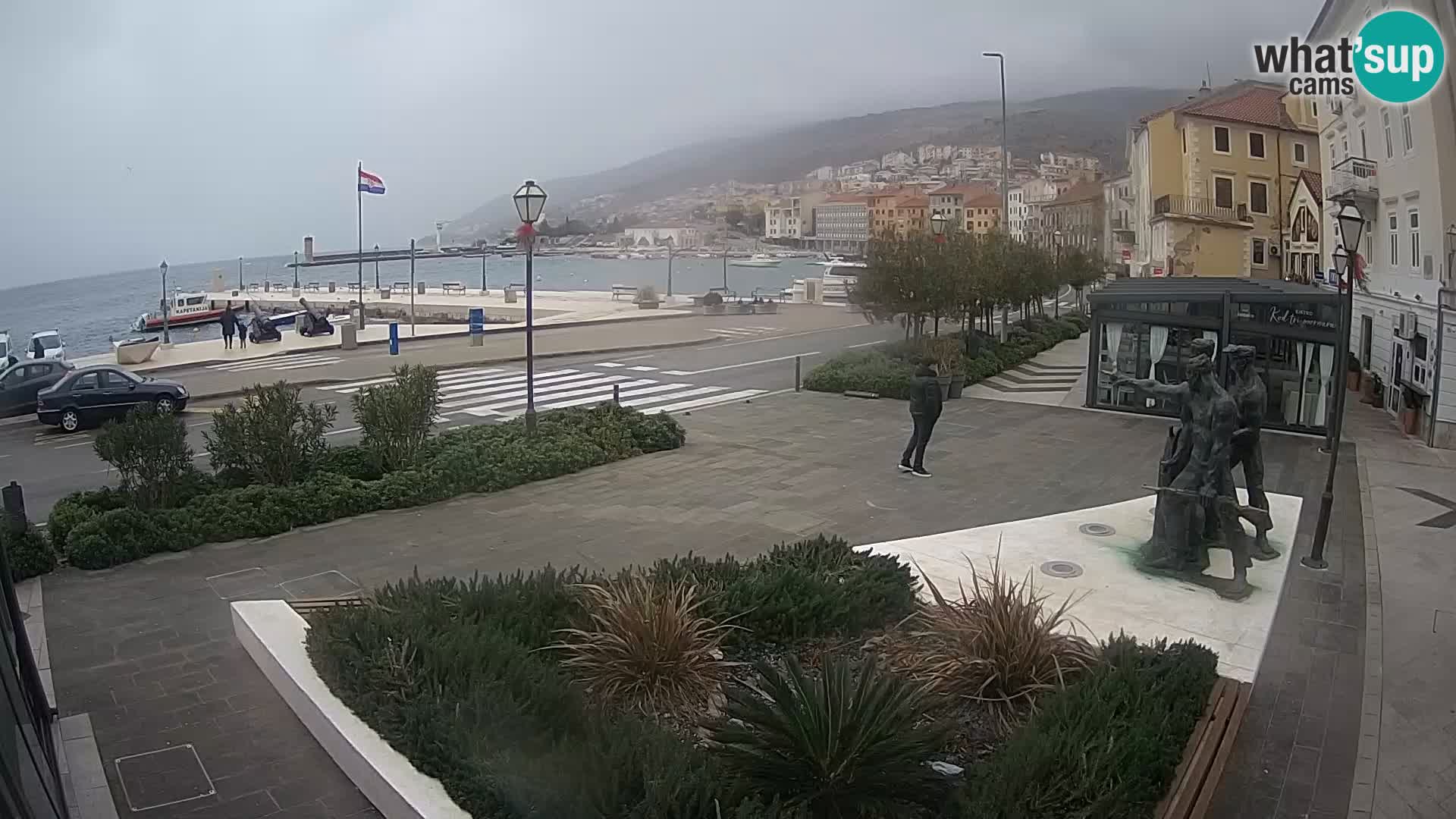 Live webcam Senj riva – fronte mare