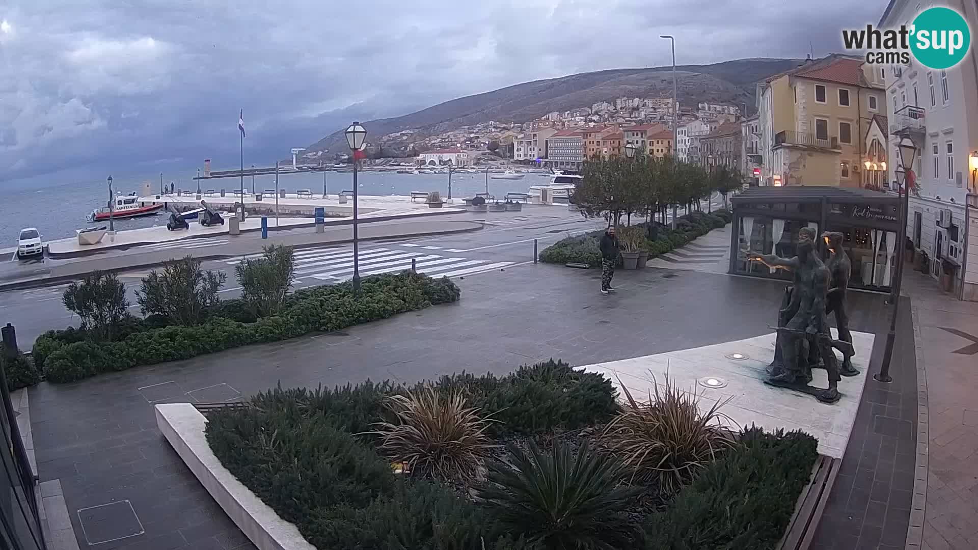 Live webcam Senj riva – seafront – Croatia