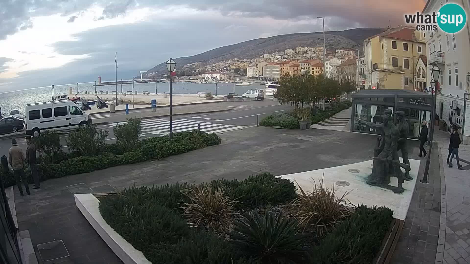 Live webcam Senj riva – seafront – Croatia