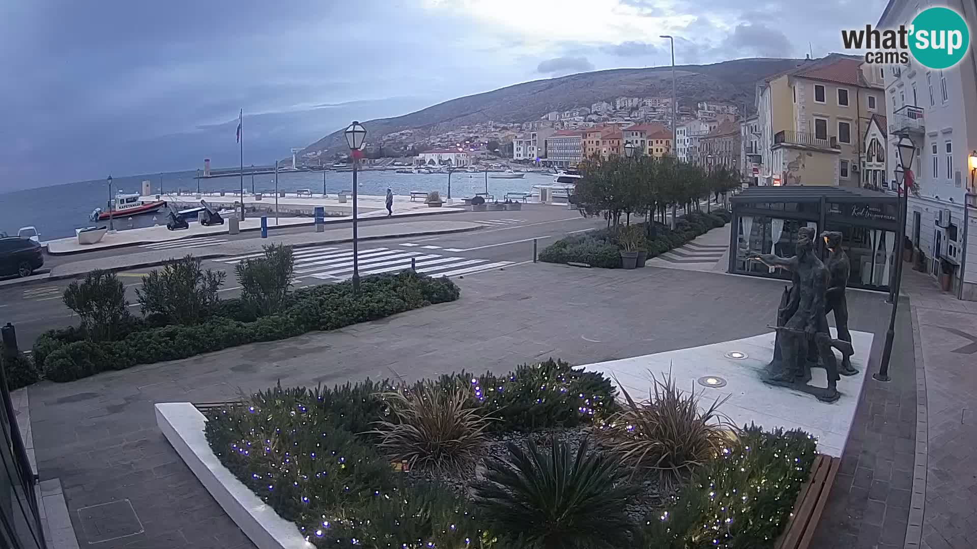 Live webcam Senj riva – fronte mare