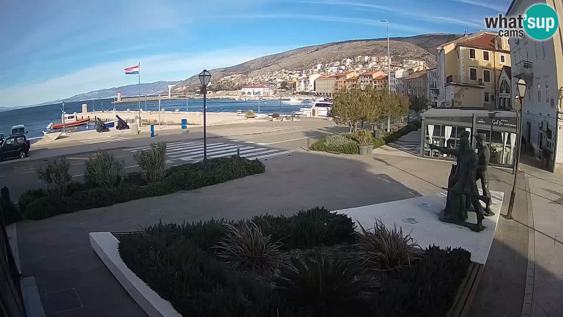 Live webcam Senj riva – fronte mare