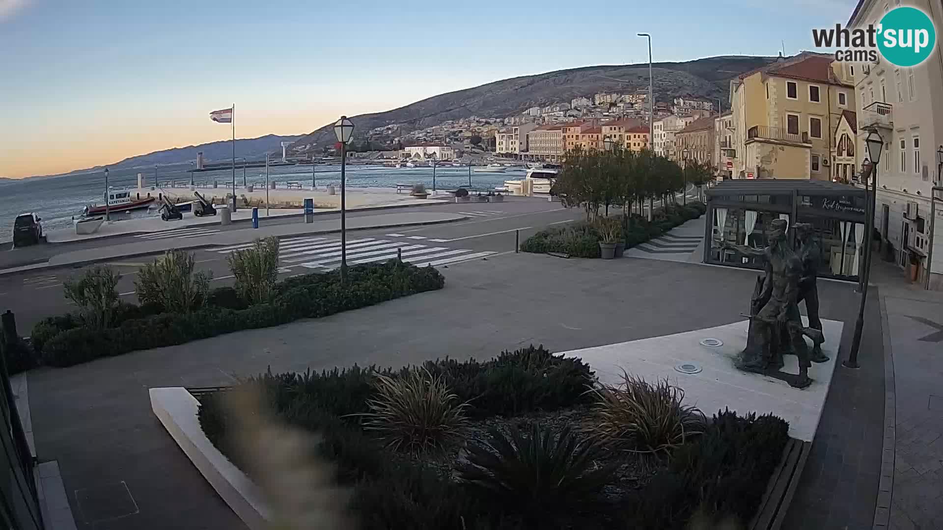 Live webcam Senj riva – seafront – Croatia