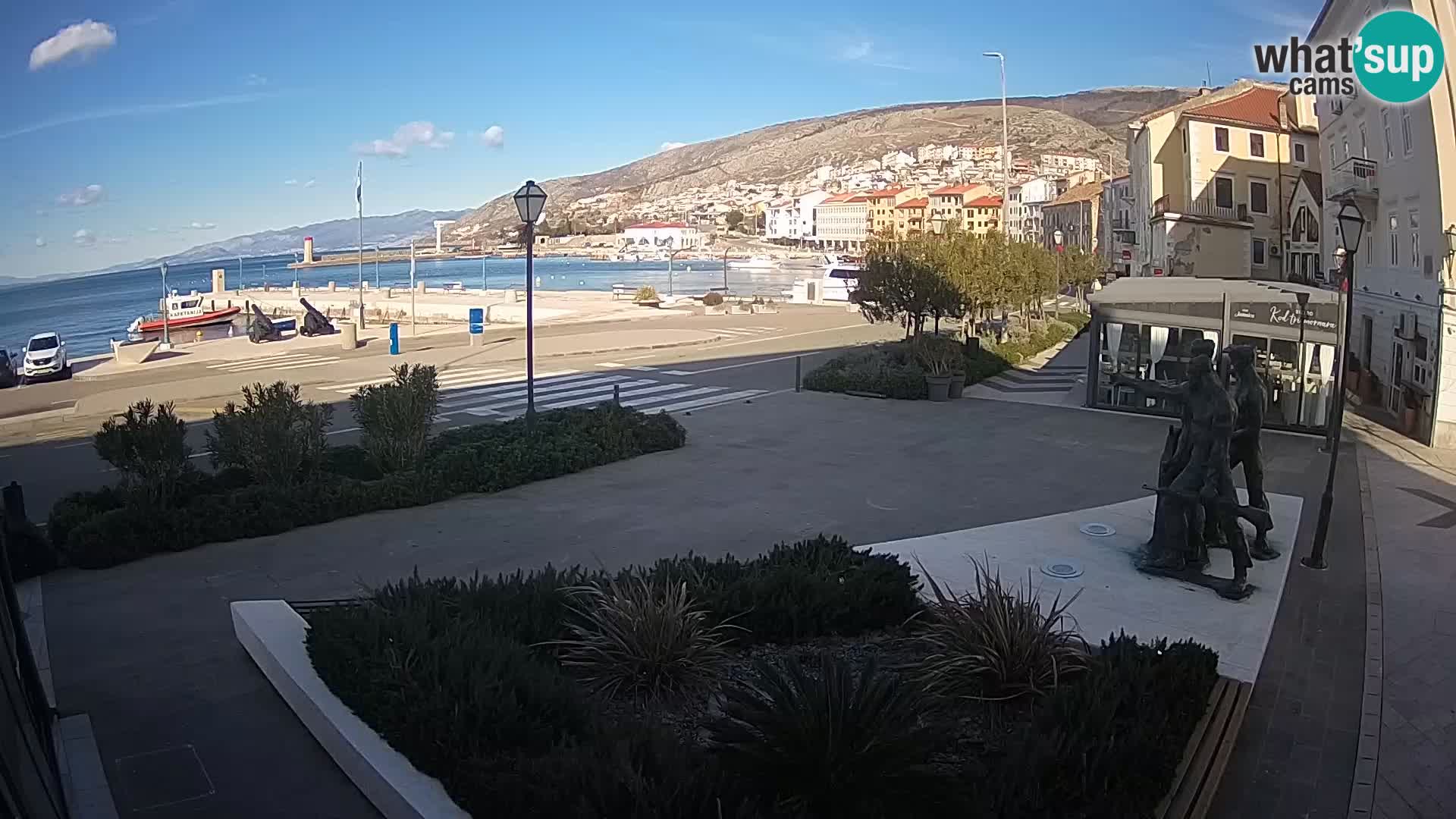 Live webcam Senj riva – seafront – Croatia