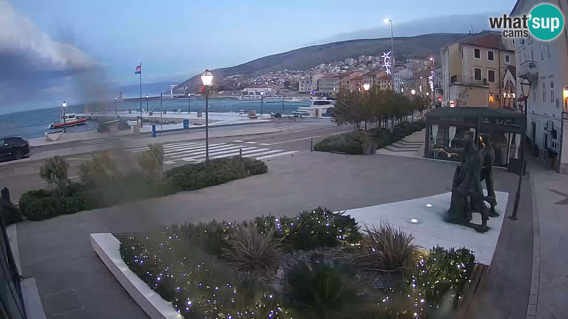 Live webcam Senj riva – seafront – Croatia