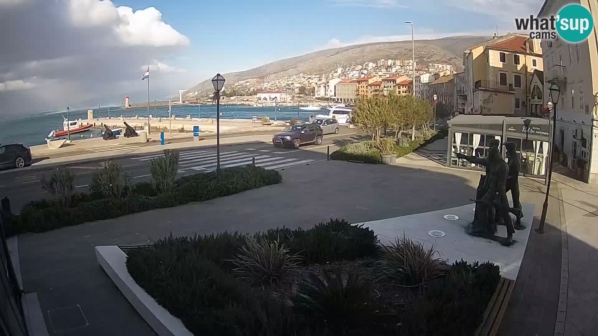 Live webcam Senj riva – seafront – Croatia