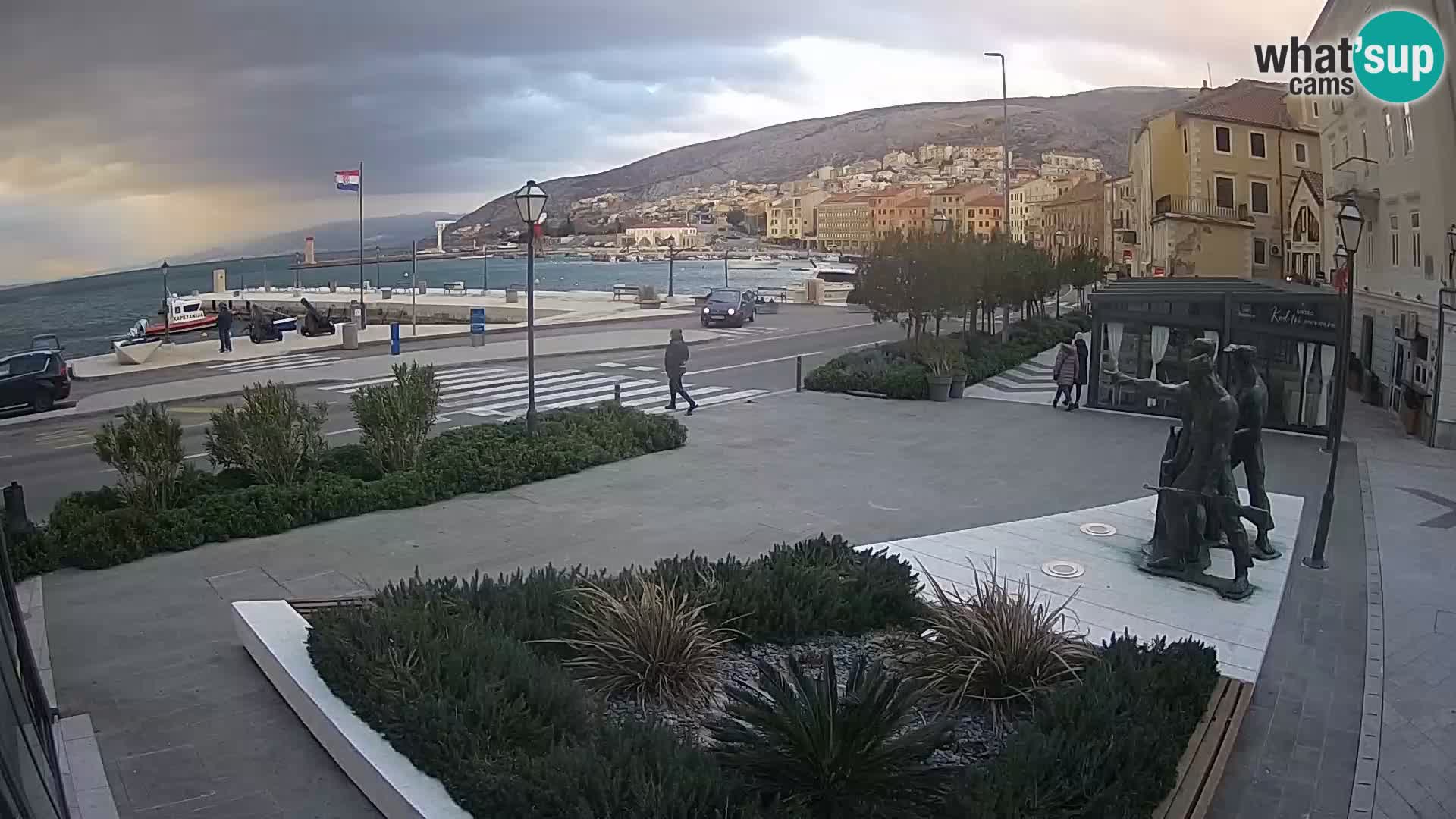 Live webcam Senj riva – seafront – Croatia