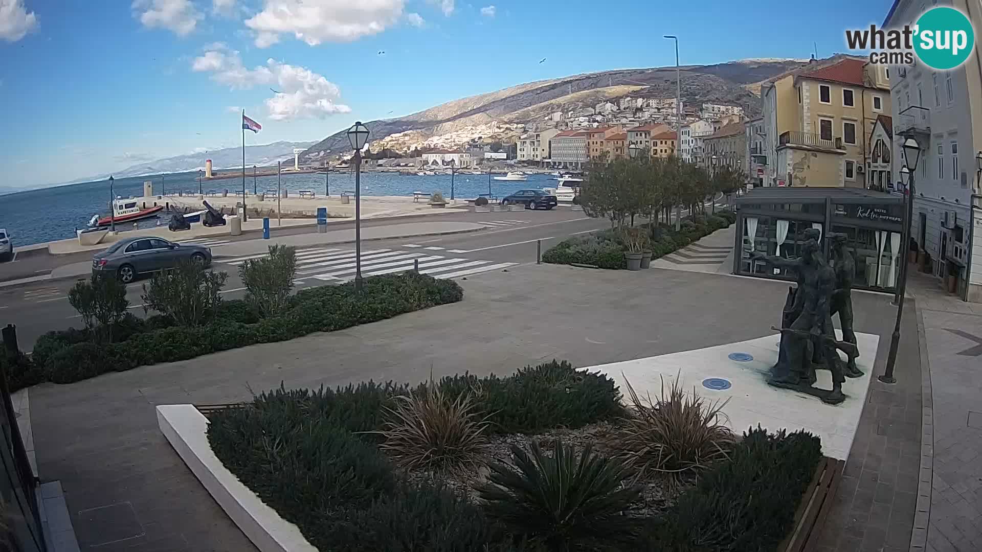 Live webcam Senj riva – seafront – Croatia