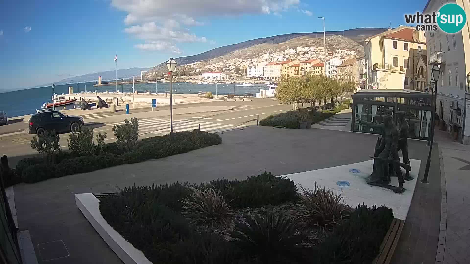 Live webcam Senj riva – seafront – Croatia