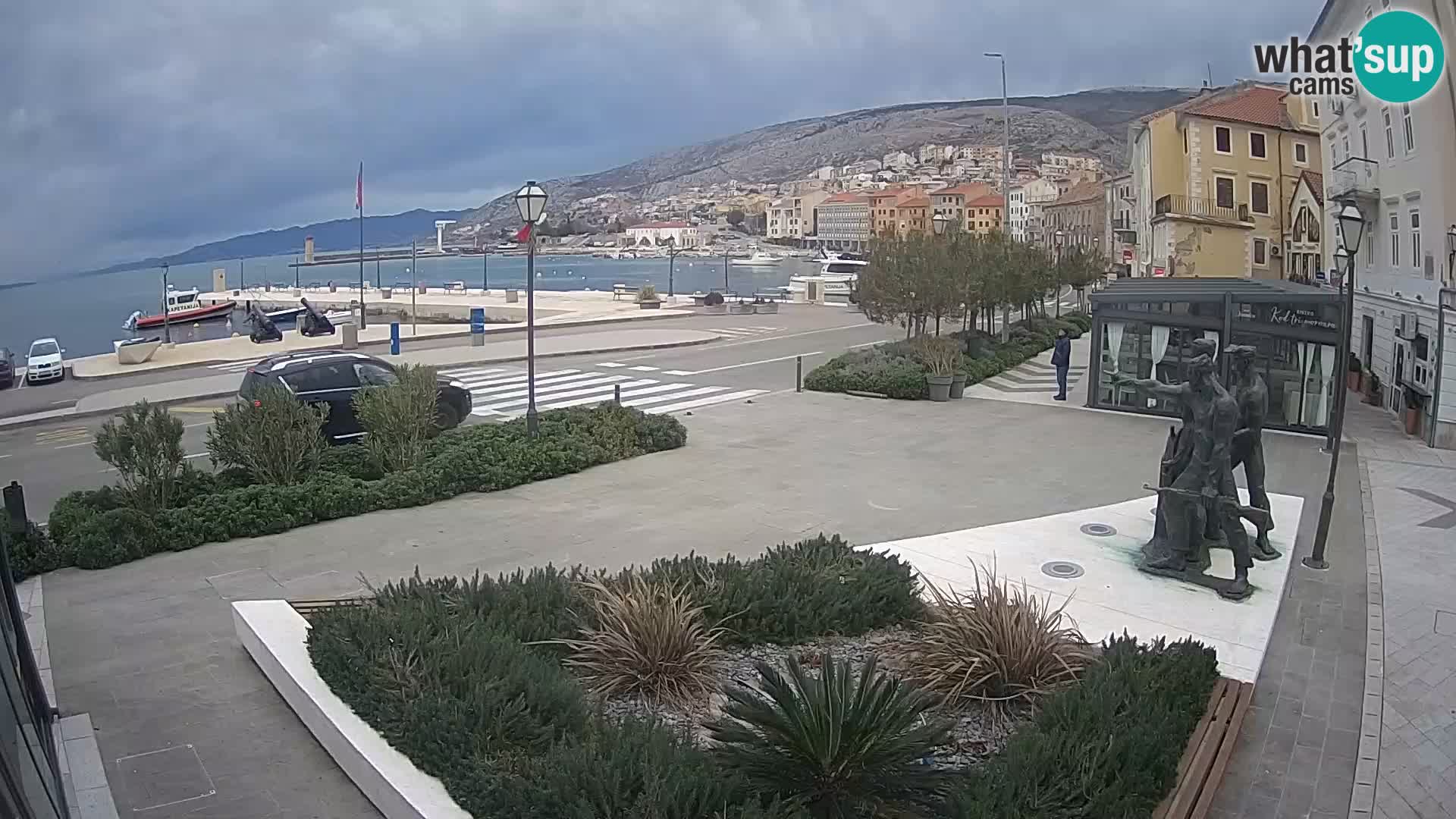 Live webcam Senj riva – seafront – Croatia