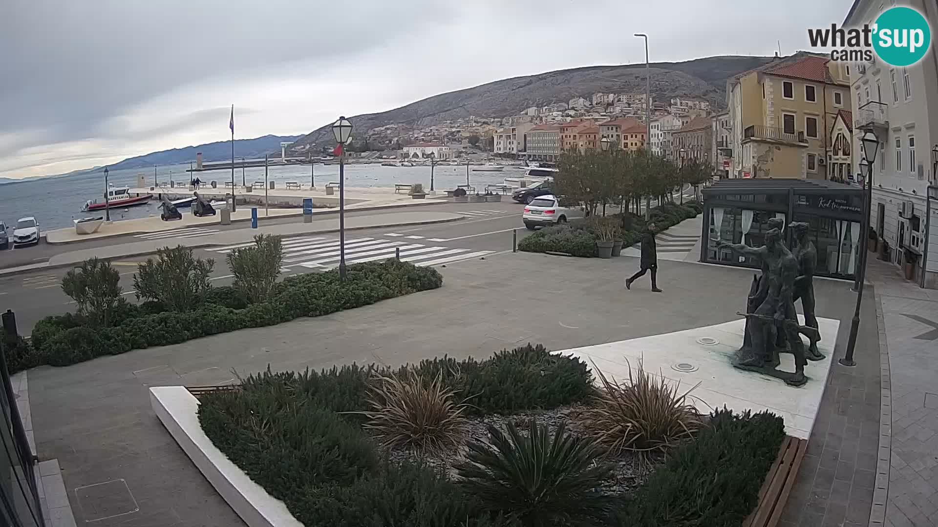 Live webcam Senj riva – seafront – Croatia