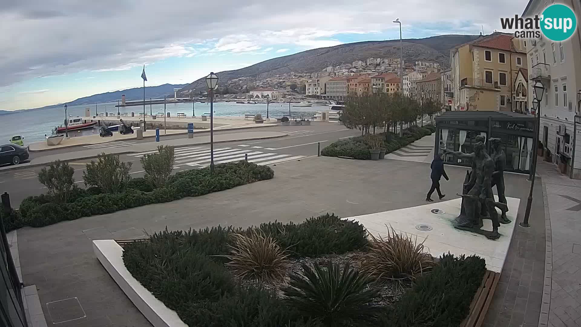 Live-Webcam Senj Riva – direkt am Meer – Kroatien