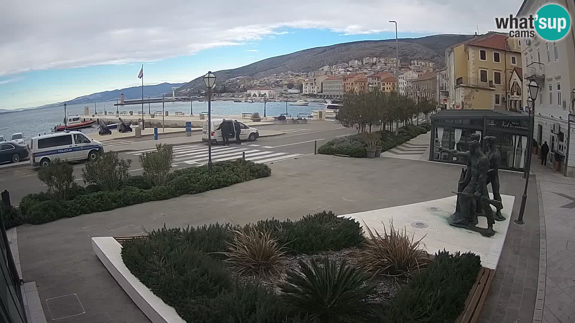 Live webcam Senj riva – seafront – Croatia