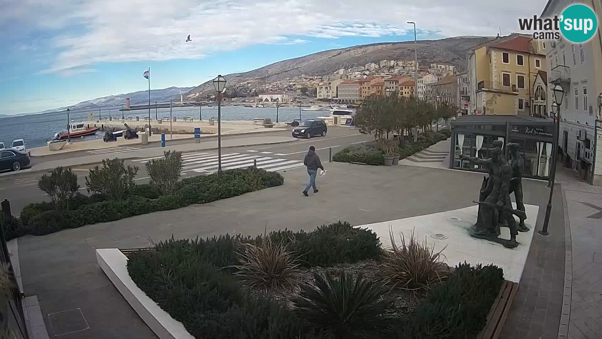 Live-Webcam Senj Riva – direkt am Meer – Kroatien