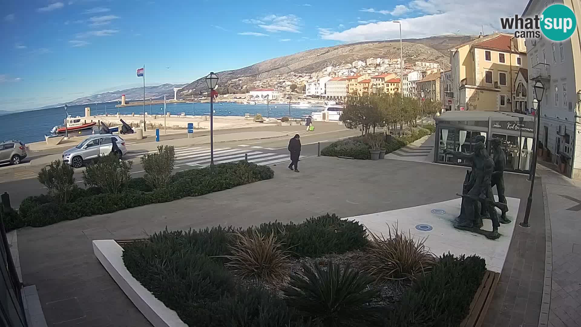 Live webcam Senj riva – seafront – Croatia