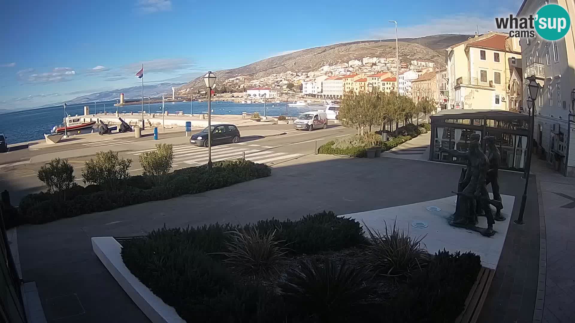 Live webcam Senj riva – seafront – Croatia