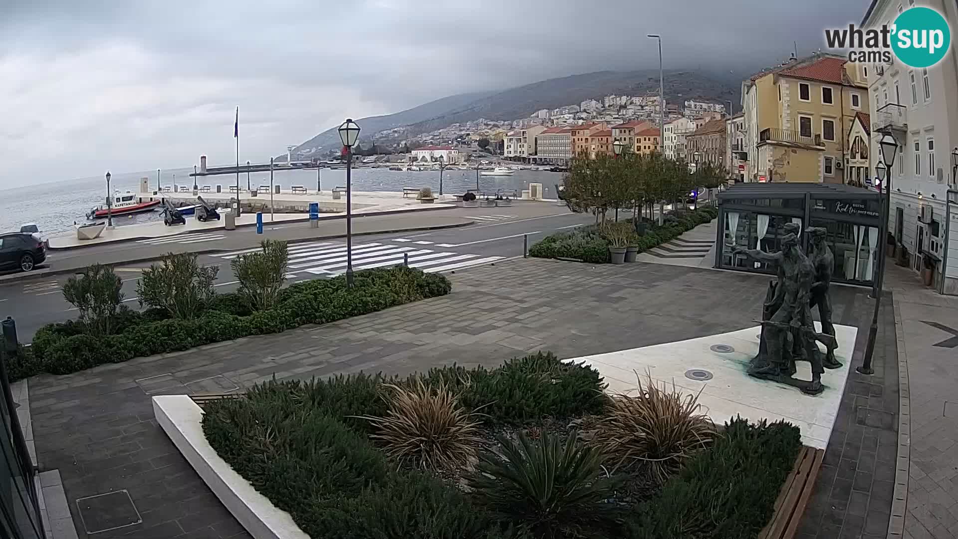 Live webcam Senj riva – seafront – Croatia