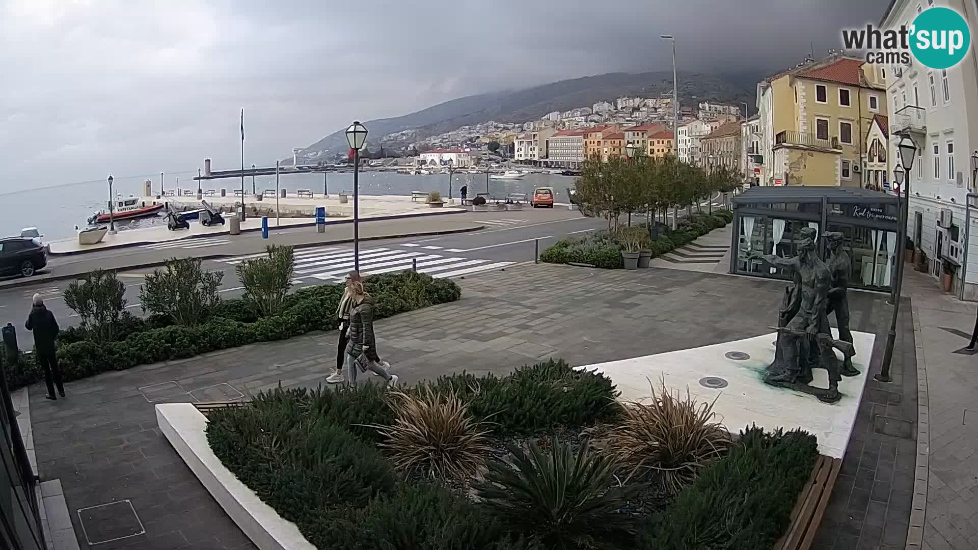 Live webcam Senj riva – seafront – Croatia