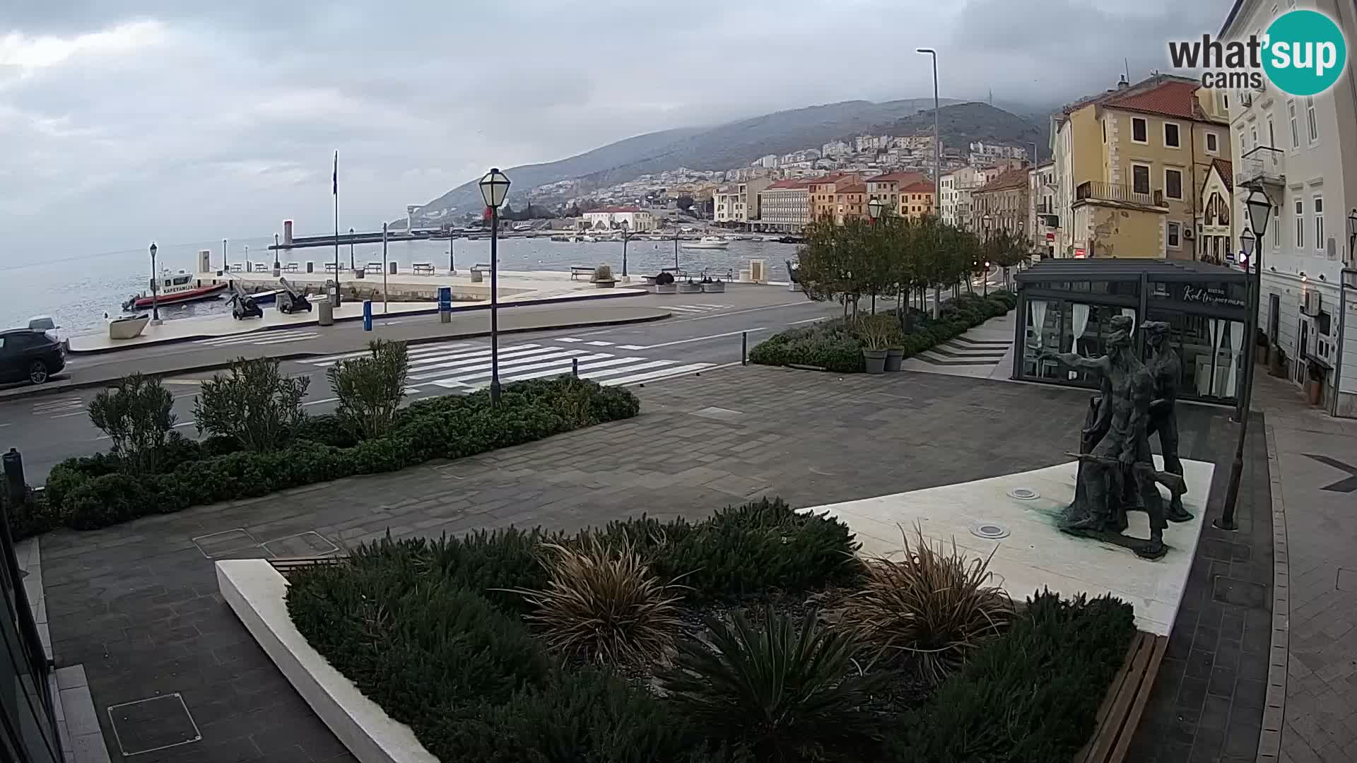 Live webcam Senj riva – seafront – Croatia