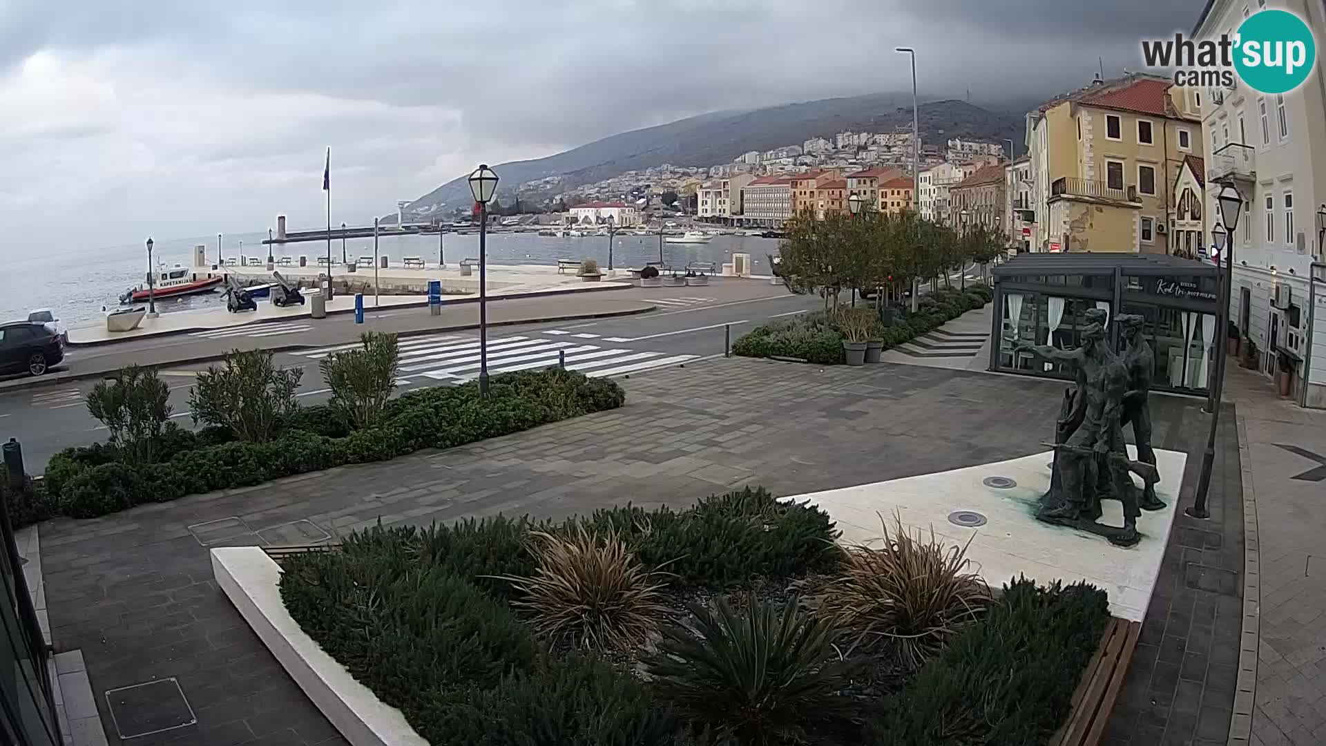 Live webcam Senj riva – seafront – Croatia