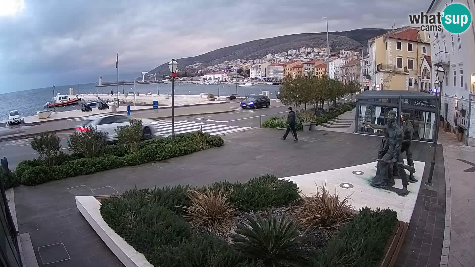 Live webcam Senj riva – fronte mare