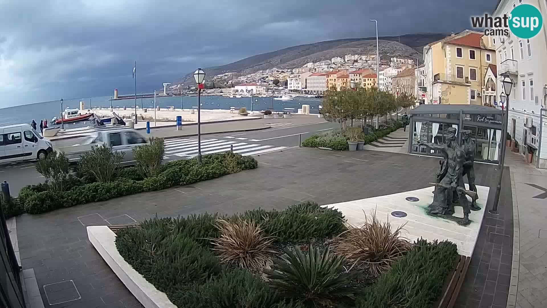 Live-Webcam Senj Riva – direkt am Meer – Kroatien