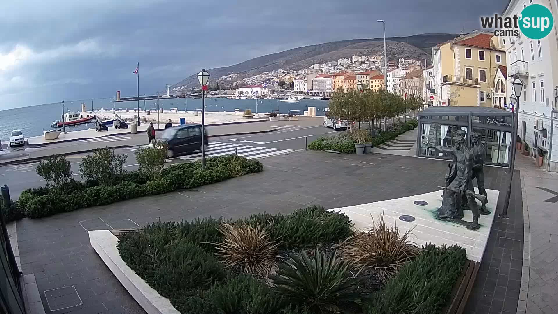 Live webcam Senj riva – seafront – Croatia