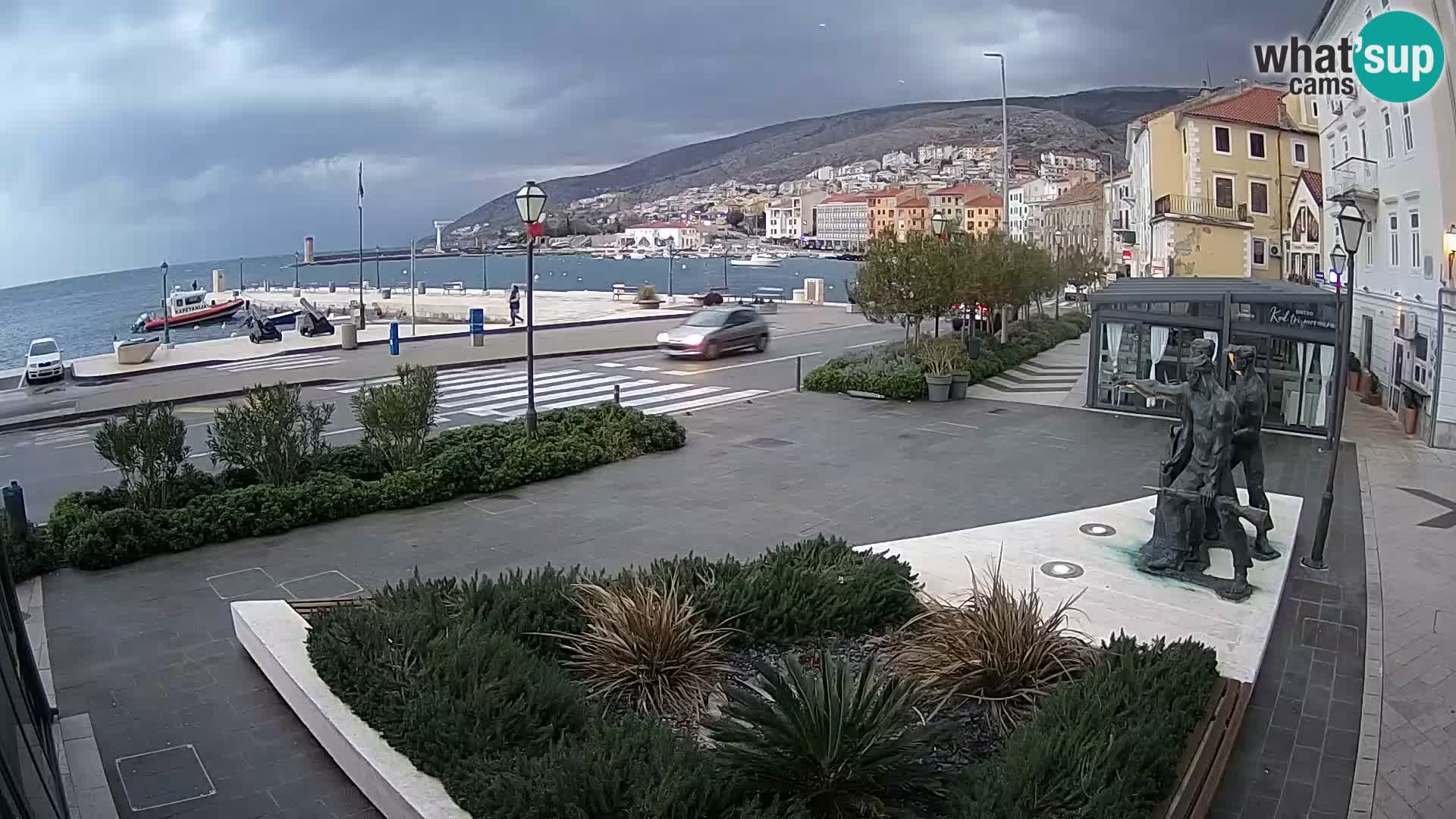 Live webcam Senj riva – seafront – Croatia