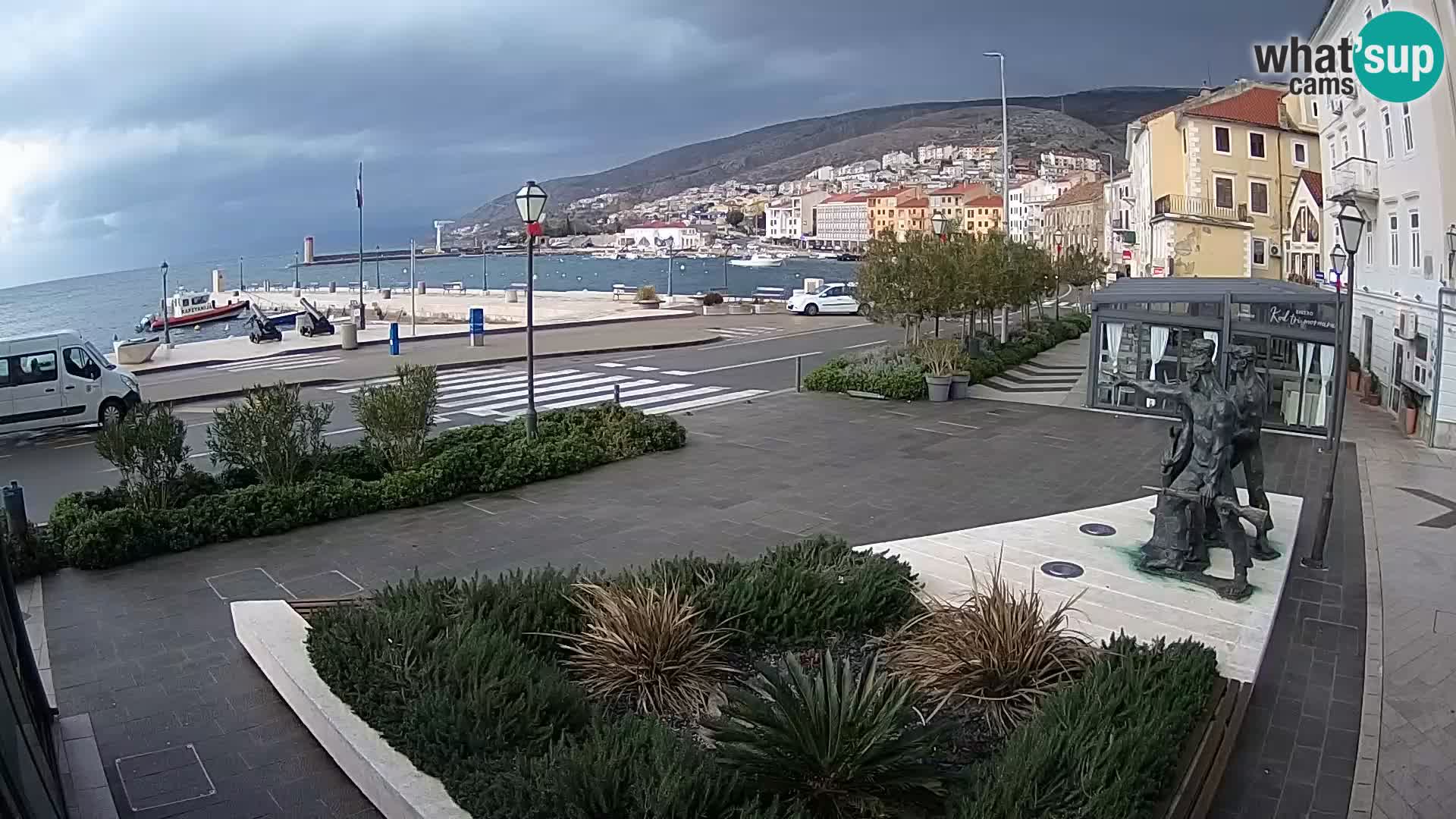 Live-Webcam Senj Riva – direkt am Meer – Kroatien