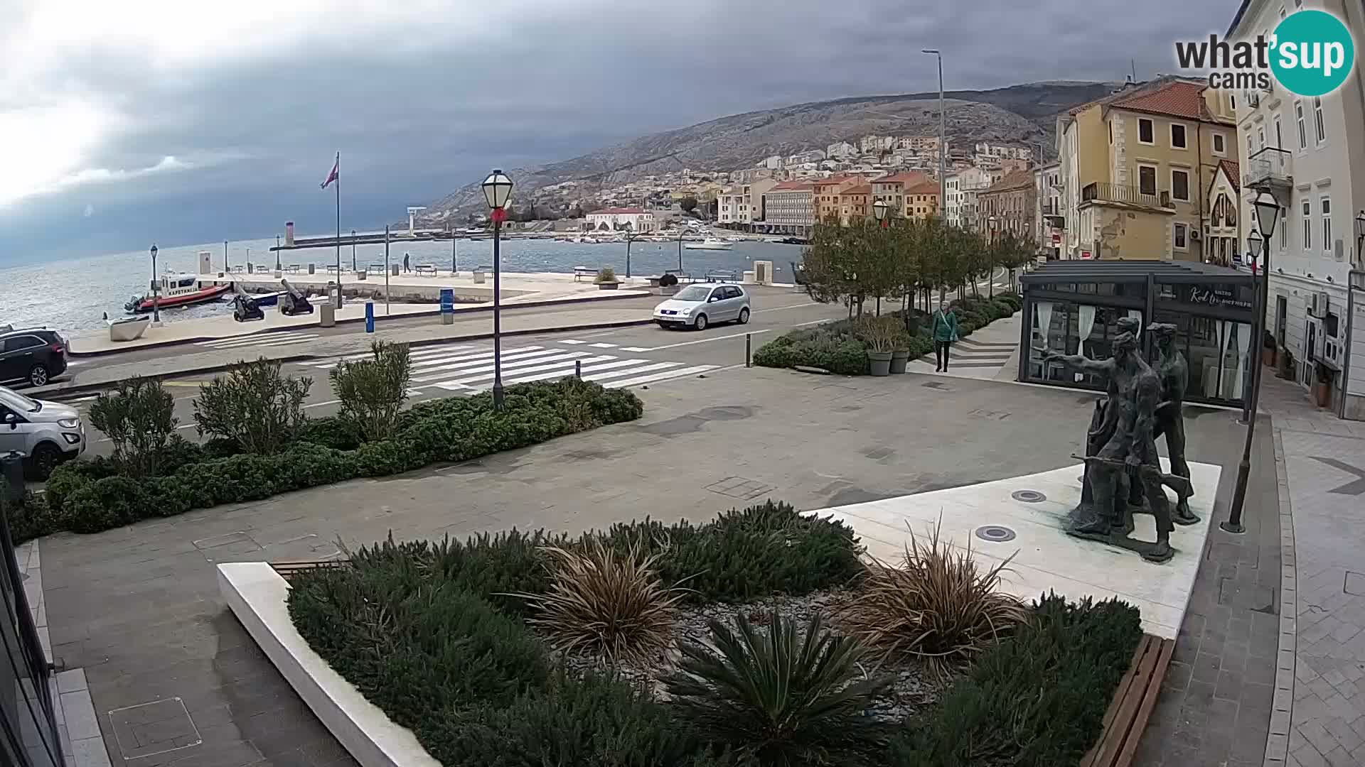 Live webcam Senj riva – fronte mare