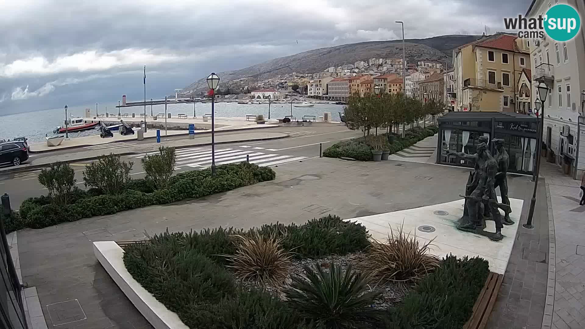 Live webcam Senj riva – fronte mare