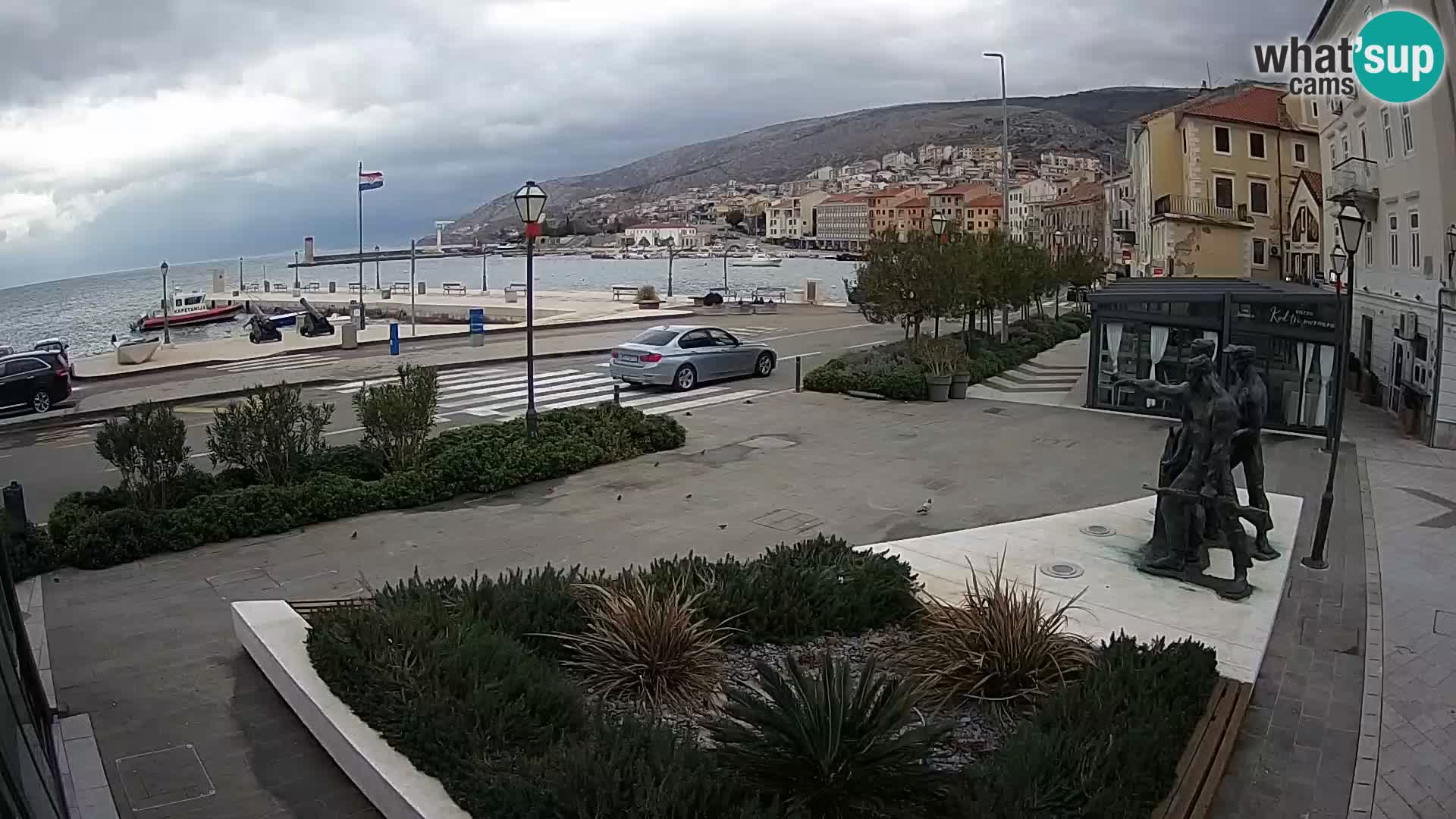 Live webcam Senj riva – fronte mare