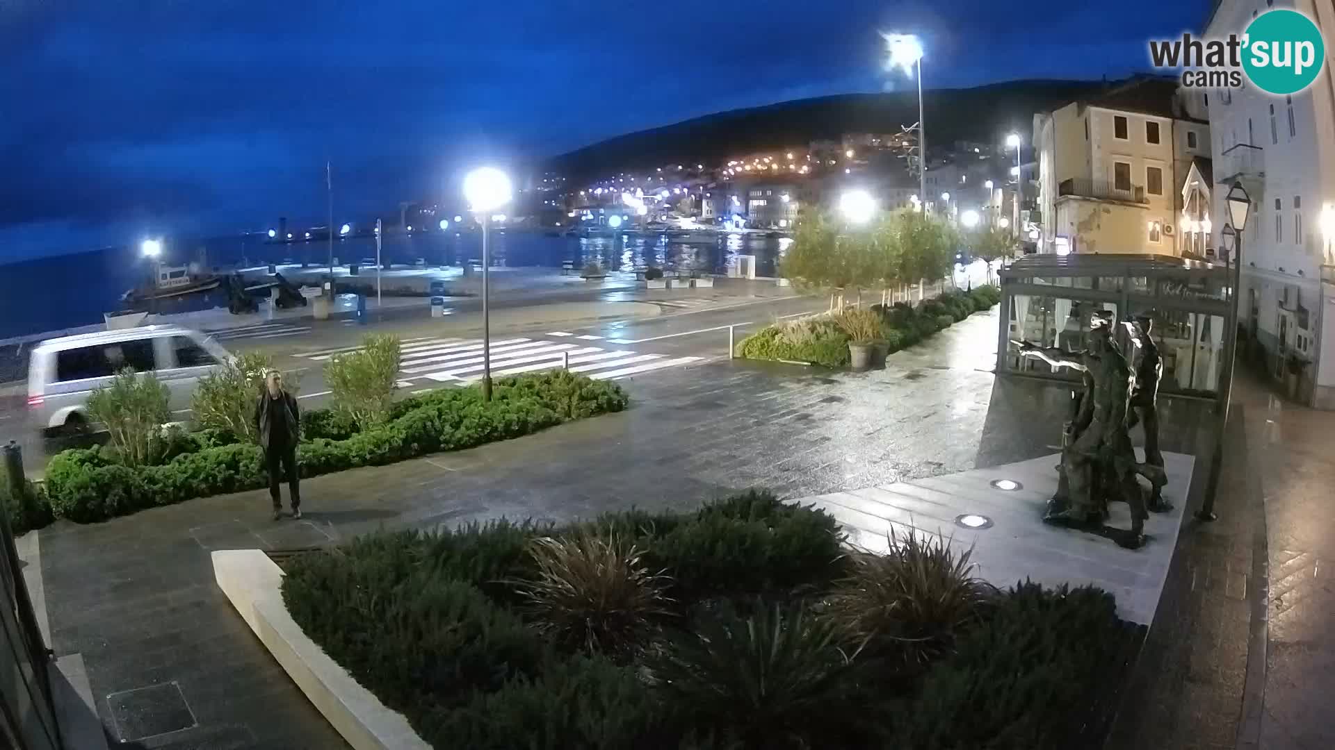 Live-Webcam Senj Riva – direkt am Meer – Kroatien